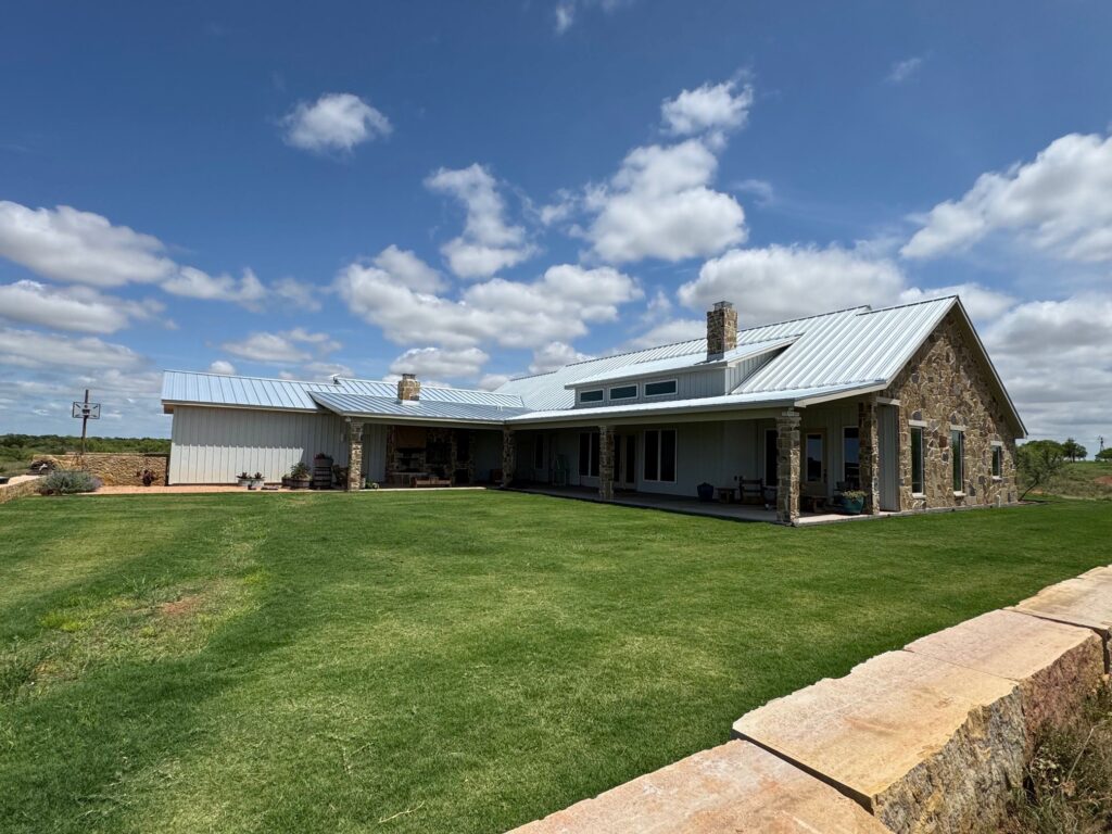 standing seam metal roof installation by contractor
